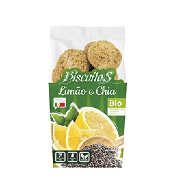 Biscoitos de Limão e Chia