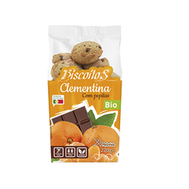 Biscoitos de Clementina com Pepitas