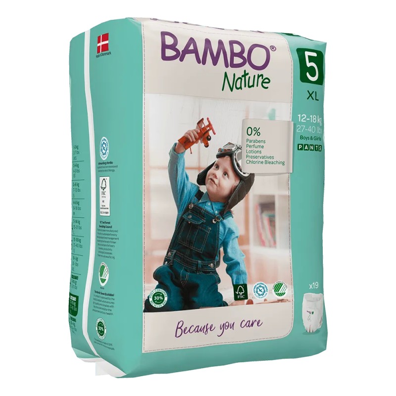 Bambo Nature Fralda Cueca 5XL 12-18kg