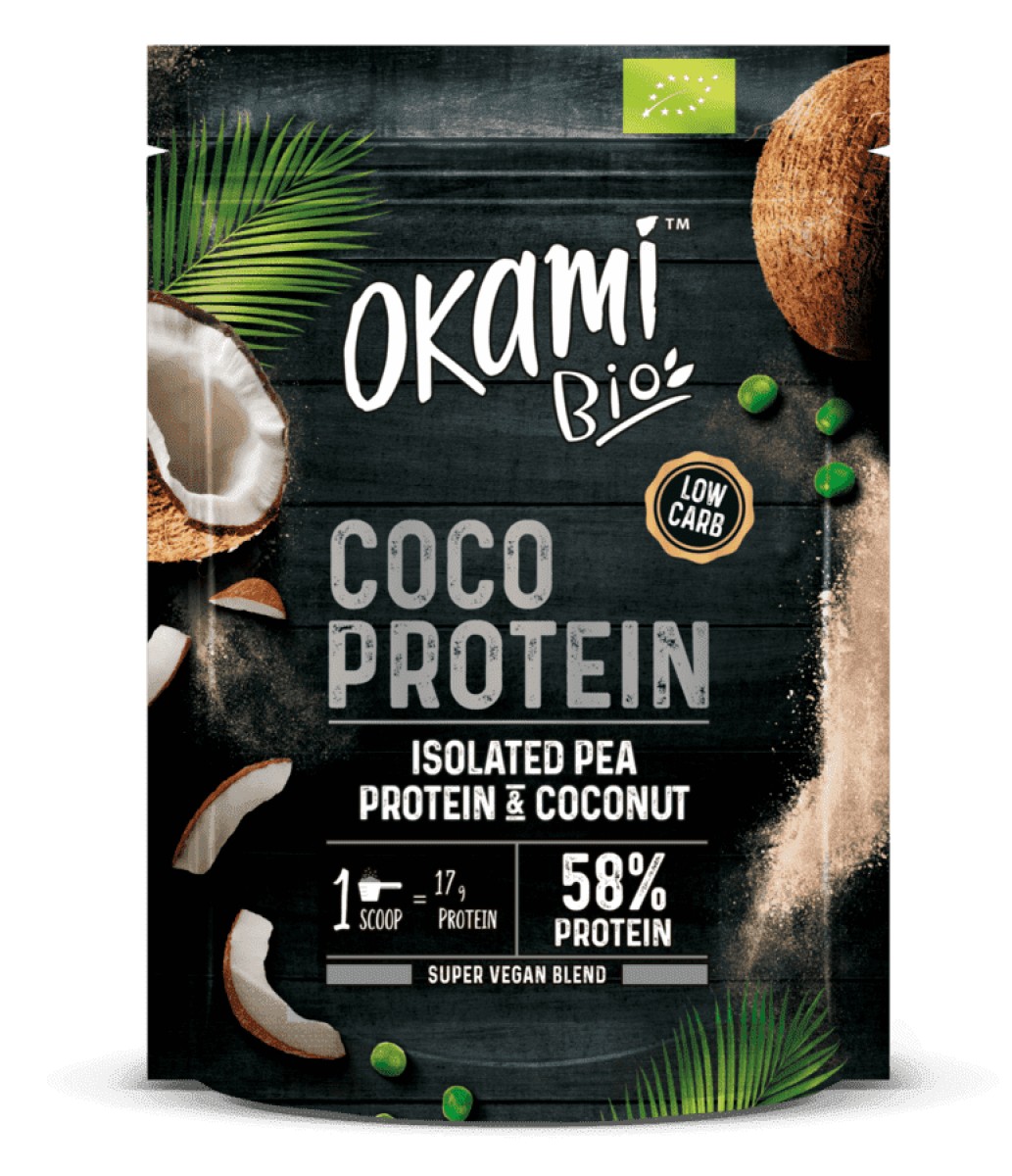 Okami Côco e Proteína de Ervilha 500g Bio