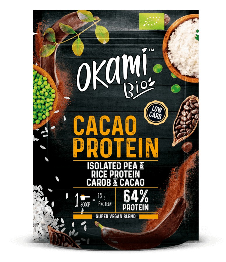 Okami Cacau e Proteína de Ervilha 500g Bio