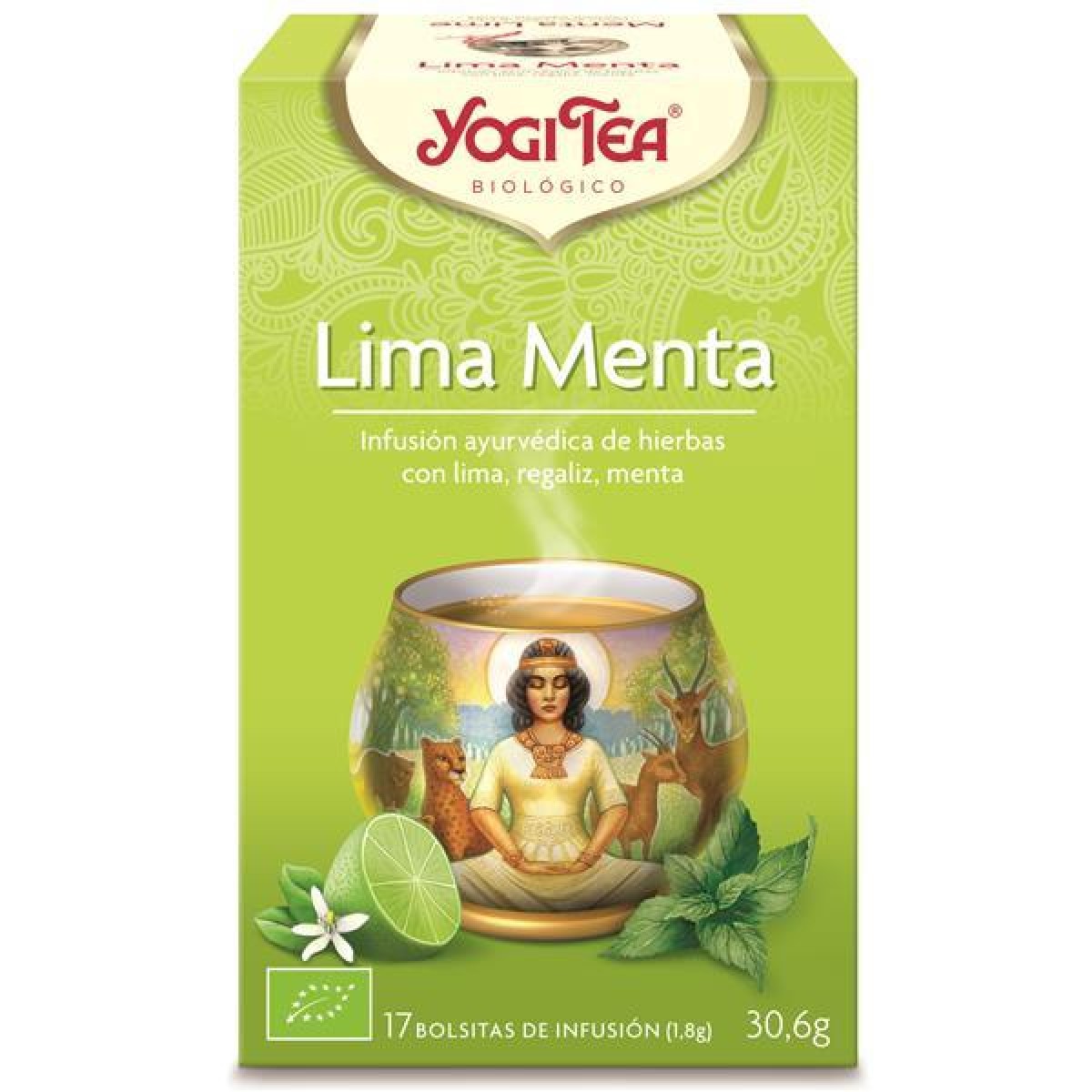 Yogi Tea Bio Lima Menta 17 saquetas