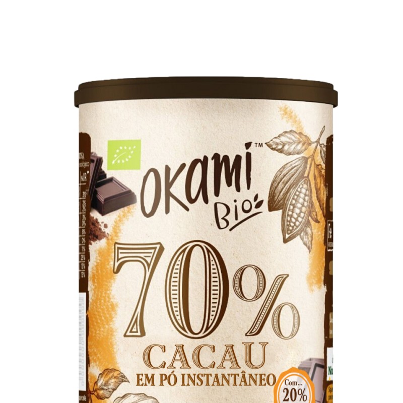 Okami Cacau 70% Instant 250g Bio