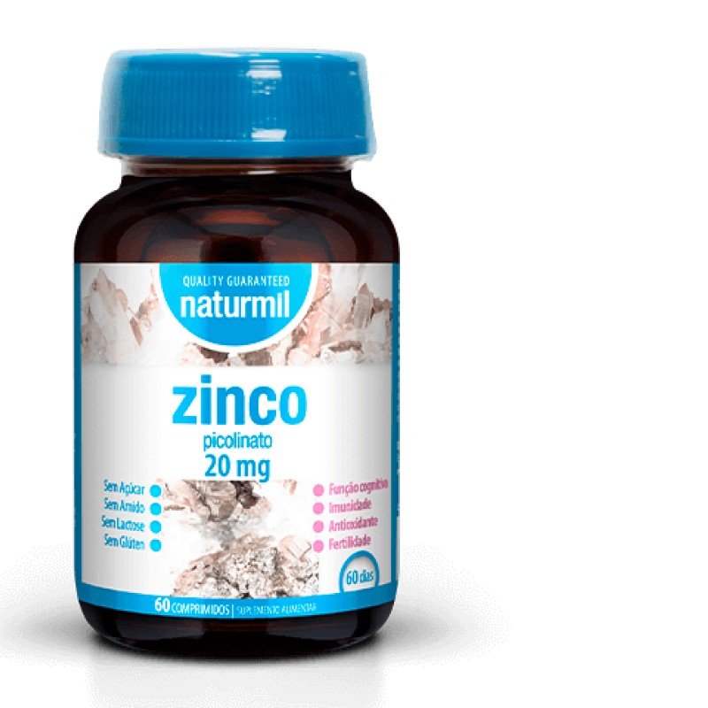 Zinco 20mg 60 comprimidos