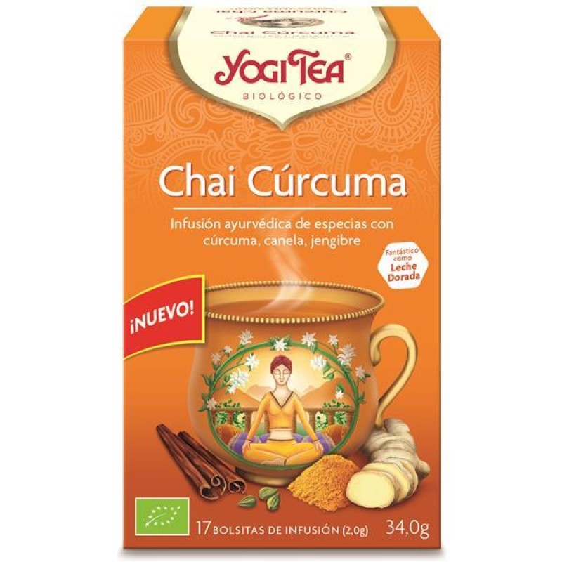 Yogi Tea Bio Chai Curcuma 17 saquetas