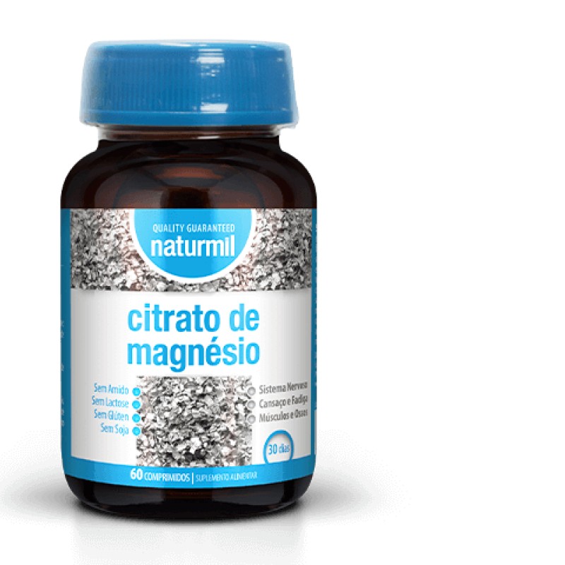 Citrato de Magnésio 200mg 60 comprimidos