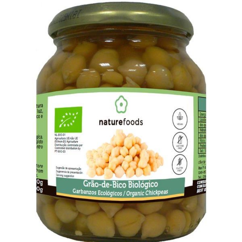 Naturefoods Grão Bico Cozido Bio