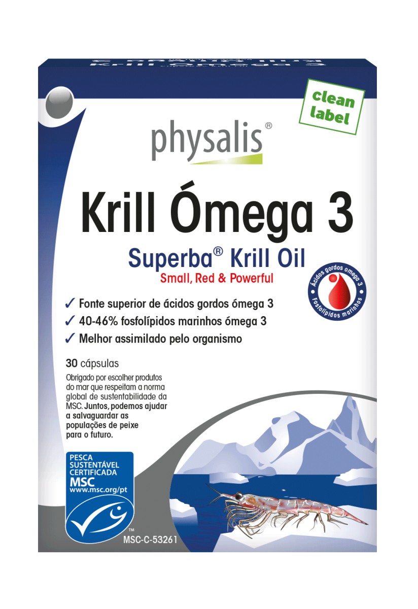 Krill Omega 3 Physalis 30 cápsulas