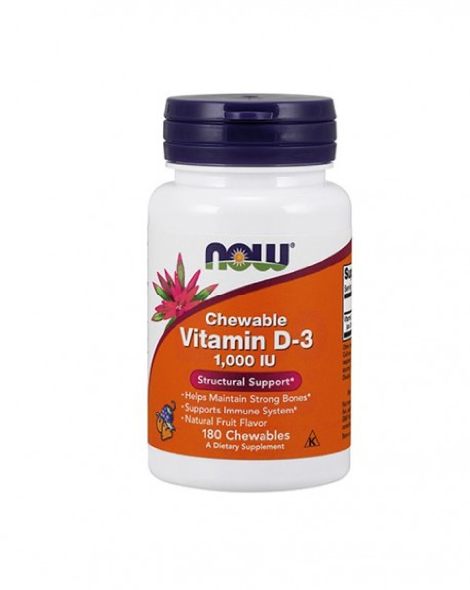 Vitamin D-3 1000 U.I. 180 chewable, fruity flavor