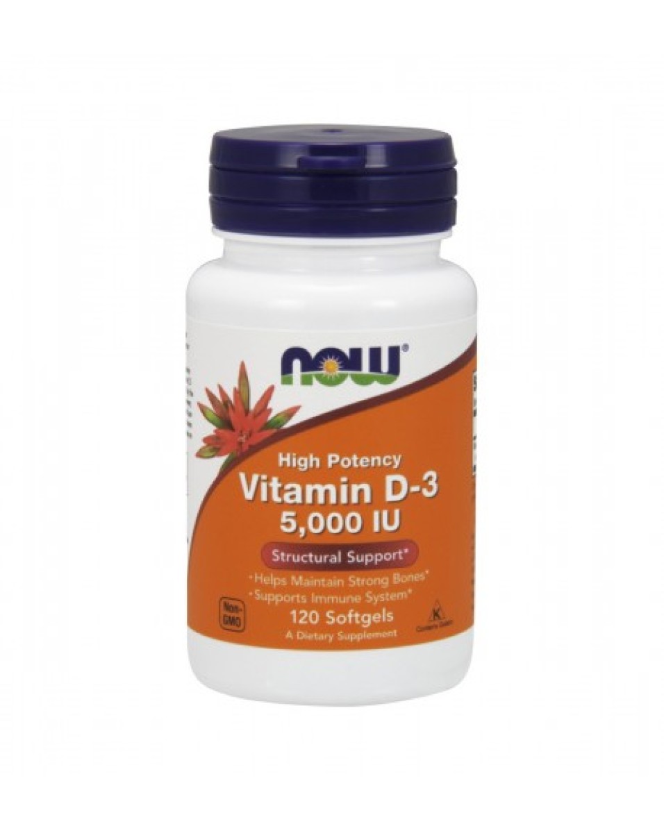 Vitamin D-3 5000 U.I. 120 softgels