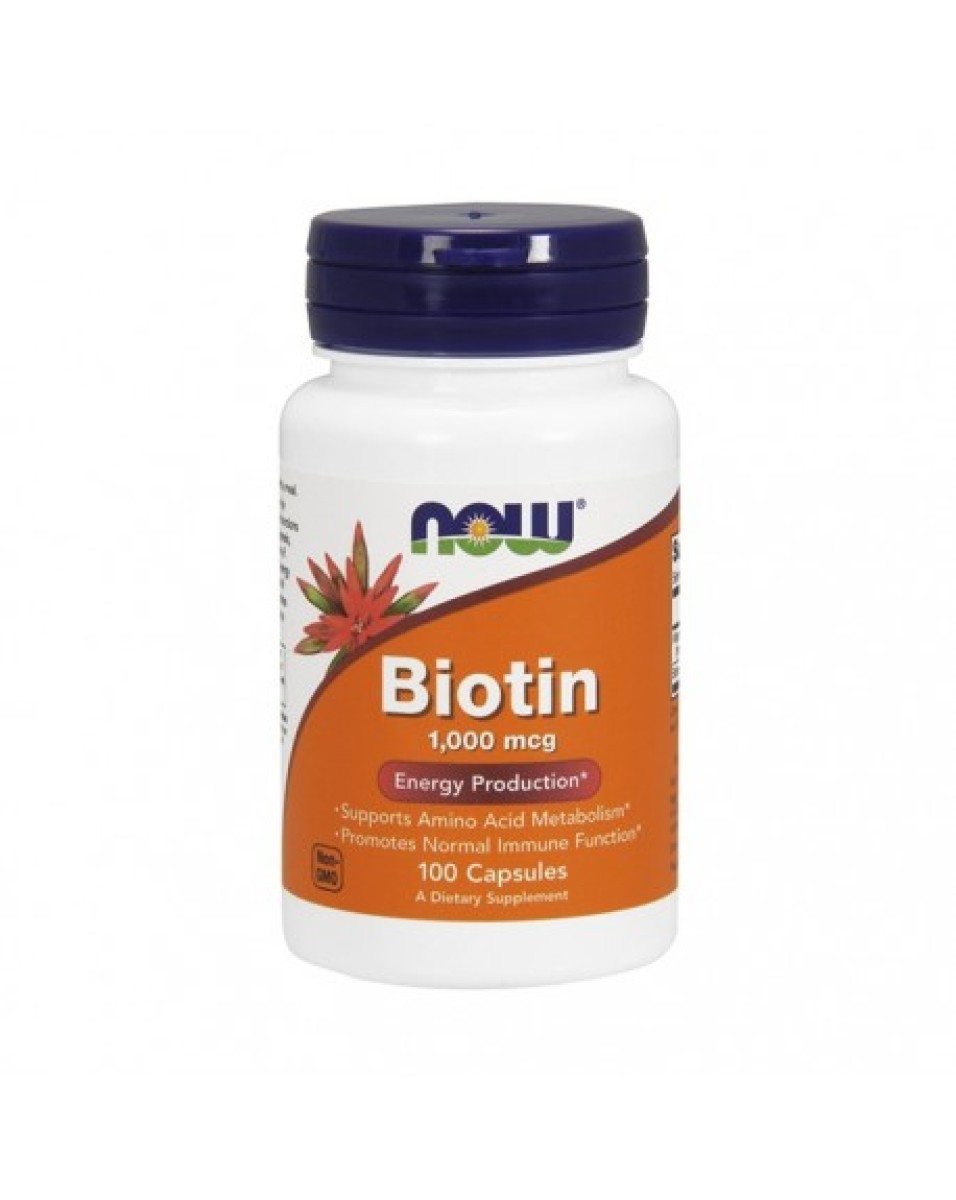 Biotina, 100 cápsulas (1000mcg)