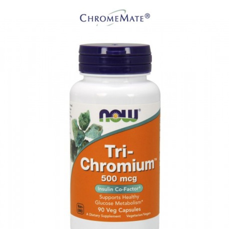 Tri-Chromium 500mcg + Cinnamon 90 cápsulas