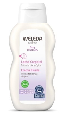 Leite Corporal de Malva Branca Baby Weleda 200ml