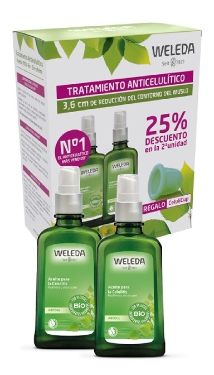 Pack Tratamento Anti Celulite Weleda 2x100ml