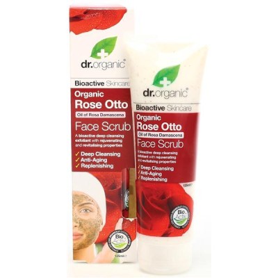 Dr. Organic Bio Rosa Damascena Exfoliante Facial