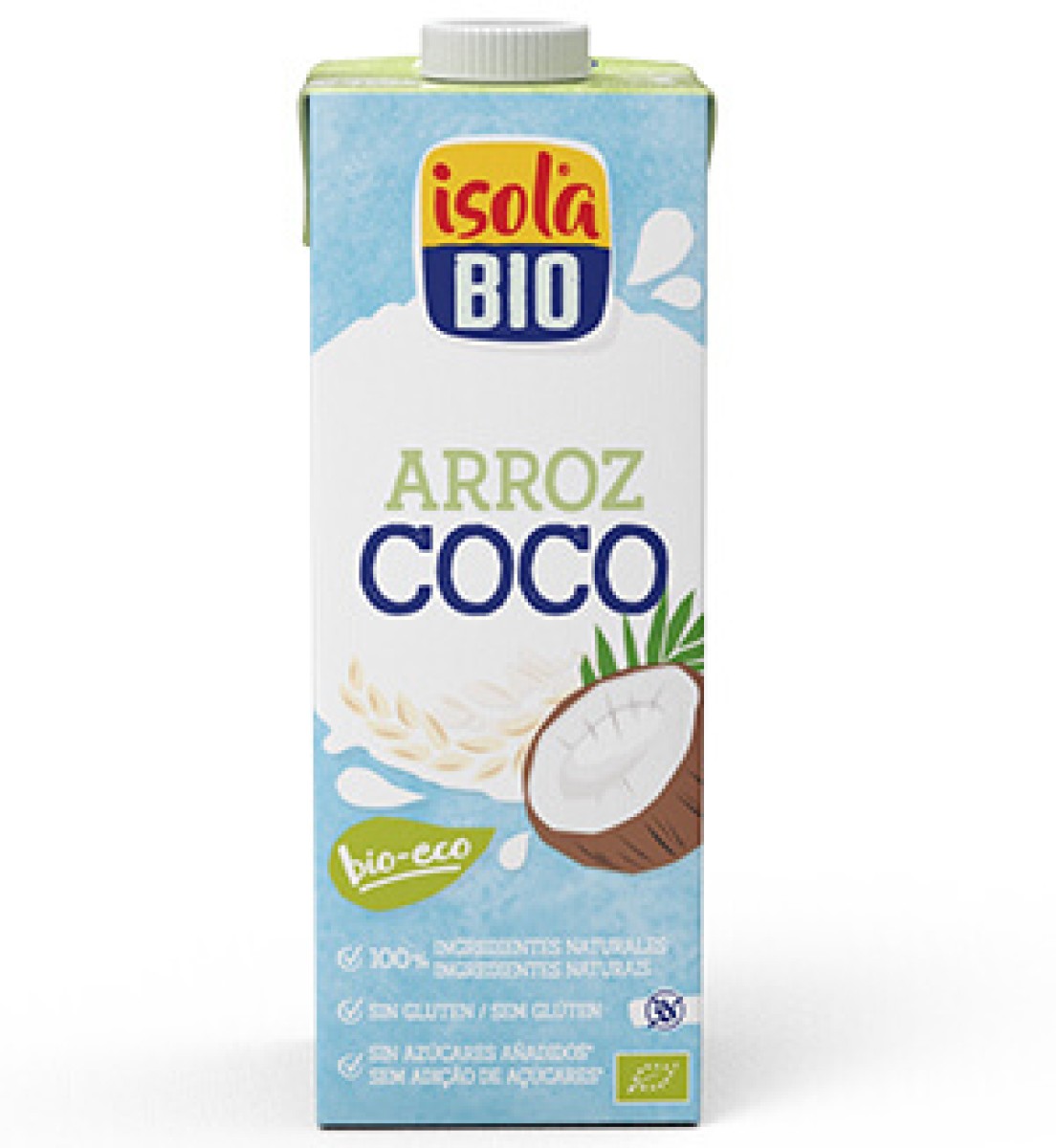 Bebida de Arroz com Coco Isola Bio