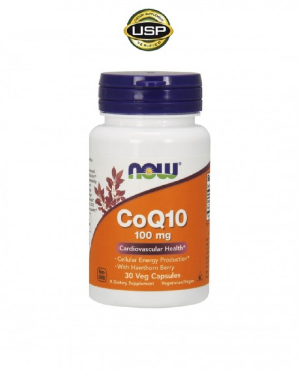 Co-Enzyme Q10 (Com Bagas de Espinheiro Alvar), 30 cápsulas vegetais (100mg)