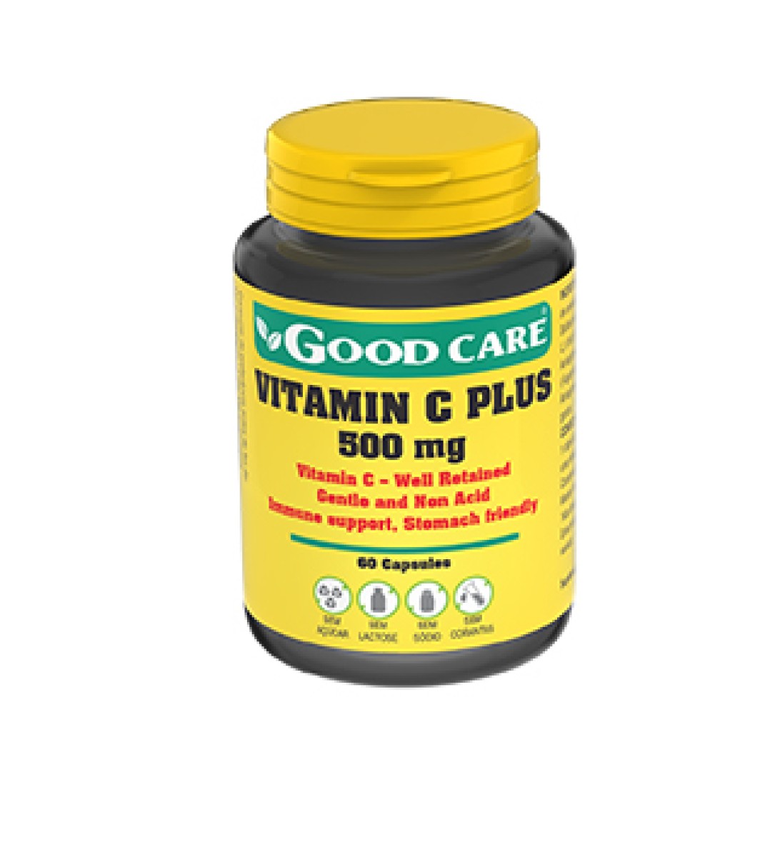 Vitamina C Plus Non-Acid 500mg 60 cápsulas